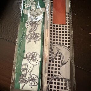 Green and Orange Horse Print Twillys